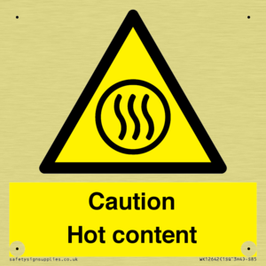 Caution Hot content